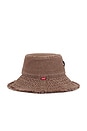 view 3 of 3 Bucket Hat in Brown