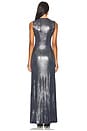 view 5 of 5 D-vety Dress in Metallic Grey