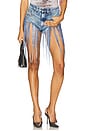 view 1 of 6 Jizz Denim Shorts in Light Wash Denim