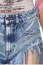 view 6 of 6 Jizz Denim Shorts in Light Wash Denim