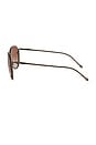view 3 of 3 Round Sunglasses in Brown