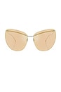 view 1 of 3 Round Sunglasses in Yellow