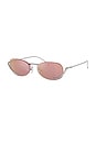 view 2 of 3 Oval Sunglasses in Pink