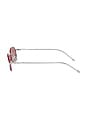 view 3 of 3 Oval Sunglasses in Pink