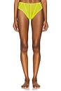 view 1 of 4 X Savage X Fenty Mesh High Waist Brief in Lime Green