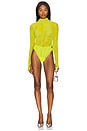 view 4 of 4 X Savage X Fenty Mesh High Waist Brief in Lime Green