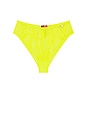 view 1 of 2 X Savage C Mesh High Waist Brief in Lime Green