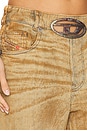 view 6 of 6 Logo Straight in Tan