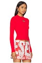 view 2 of 5 M-valari Long Sleeve in Red