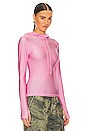 view 3 of 7 Metal Hoodie in Pink