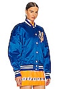 view 3 of 5 Start Bomber Jacket in Blue
