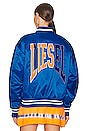 view 4 of 5 Start Bomber Jacket in Blue