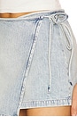 view 6 of 6 Lem Skirt in Light Wash