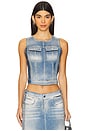 view 1 of 4 Debenedictas Top in Denim