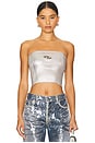 view 1 of 5 M-clarksvillex-c Tube Top in Silver