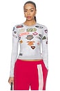 view 1 of 6 Tele Long Sleeve T-shirt in White