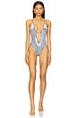 view 1 of 4 Daisy One Piece Swimsuit in Silver