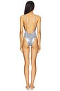view 3 of 4 Daisy One Piece Swimsuit in Silver