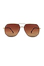 view 1 of 3 Monaco in Brushed Gold & Terracotta Gradient Polarized