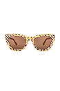 view 1 of 3 Camila Sunglasses in Chestnut Weave & Brown
