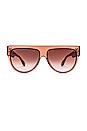 view 1 of 3 Georgie Sunglasses in Cafe Ole & Brown Gradient
