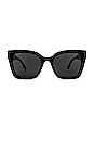 view 1 of 3 LUNETTES DE SOLEIL RHYS in Black & Grey Polarized