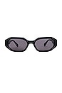 view 1 of 3 Allegra Sunglasses in Black & Grey