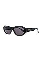 view 2 of 3 Allegra Sunglasses in Black & Grey