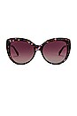 view 1 of 3 LUNETTES DE SOLEIL AVERY in Wine Tort & Wine Gradient