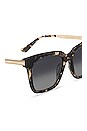 view 4 of 4 Bella in Espresso Tortoise & Grey Gradient