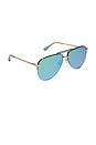view 2 of 3 Tahoe Sunglasses in Aquatic Awe & Aquatic Awe Mirror