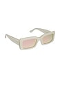 view 2 of 3 Indy Sunglasses in Opaline & Taupe Mirror
