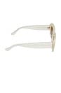 view 3 of 3 Indy Sunglasses in Opaline & Taupe Mirror