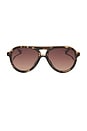 view 1 of 3 Tosca III Sunglasses in Espresso Tort & Brown Gradient Polarized