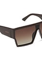view 4 of 4 Electra Sunglasses in Truffle & Truffle Gradient
