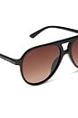 view 4 of 4 Tosca Ii Sunglasses in Black & Brown Gradient