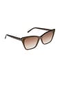 view 2 of 3 Alina Sunglasses in Moscow Mule & Brown Gradient Gold Flash