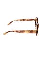 view 3 of 4 Lainey Sunglasses in Brown Fleur & Brown