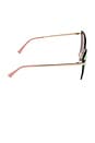 view 3 of 3 Becky V Sunglasses in Gold & Peach Mirror