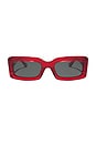view 1 of 3 Indy Sunglasses in Red Hot Summer & Grey Polarized