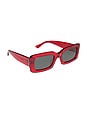 view 2 of 3 Indy Sunglasses in Red Hot Summer & Grey Polarized