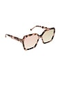 view 2 of 3 Sloane Sunglasses in Himalayan Tortoise & Taupe Mirror