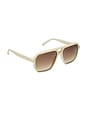 view 2 of 3 Cameron Sunglasses in Courtside Ivory & Brown Gradient Polarized