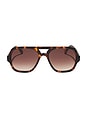 view 1 of 3 GAFAS DE SOL LAYTON in Rich Tortoise & Brown Gradient