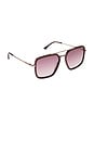 view 2 of 3 Jordan Sunglasses in Ruby Red & Burgundy Gradient