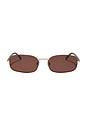 view 1 of 3 LUNETTES DE SOLEIL RACHAEL KIRKONNELL in Brown & Gold