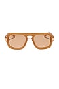 view 1 of 3 LUNETTES DE SOLEIL RACHAEL KIRKONNELL in Cedar Tortoise & Brown