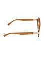 view 3 of 3 LUNETTES DE SOLEIL RACHAEL KIRKONNELL in Cedar Tortoise & Brown