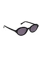 view 2 of 2 LUNETTES DE SOLEIL RACHAEL KIRKONNELL in Black & Grey