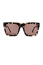 view 1 of 3 Easton Sunglasses in Espresso Tortoise & Brown